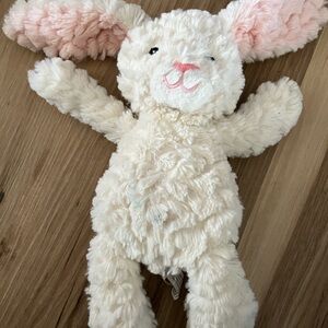 Mary Meyer White Putty Bunny Plush Stuffed Animal Baby Toy EUC